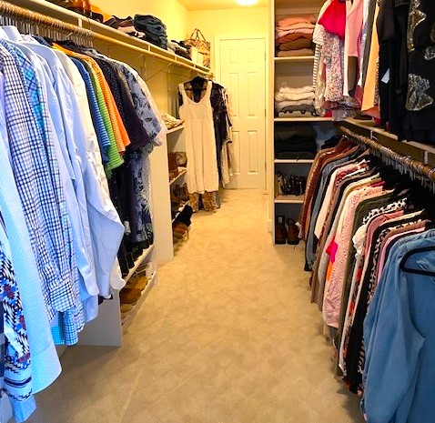 Why an Organized Home is Important for Relationships: shared closet space