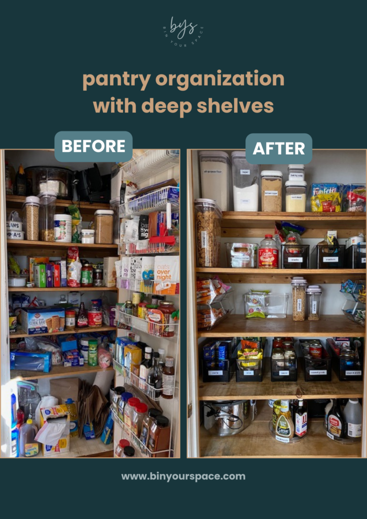 Decluttering vs. organizing the pantry