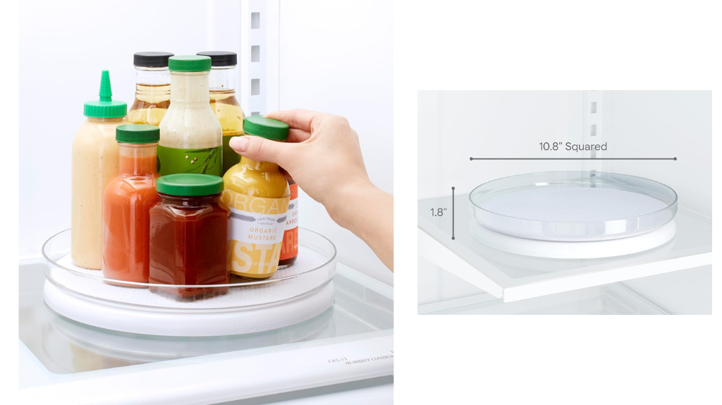 The FridgeView® Fridge Turntable from YouCopia