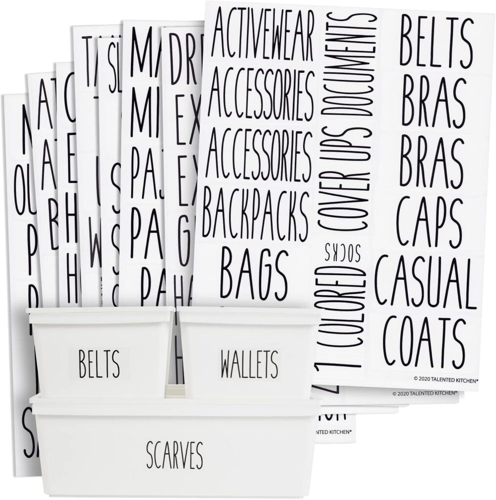 Talented Kitchen organizing label example of adhesive clear labels